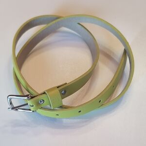 White House Black Market Lime Belt